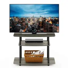 VENTITAS HOME - Mesa de Tv Industrial 75 Vanessa Siena y Negro