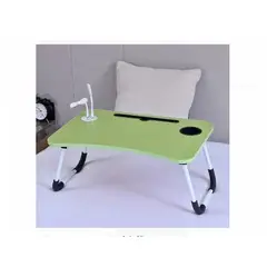 GENERICO - Mesa plegable de laptop con 4 puertos usb + ventilador VERDE