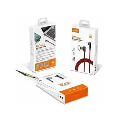 LDNIO - CABLE LS422 LIGHTNING DE 2M CONECTOR 90° PARA CELULAR