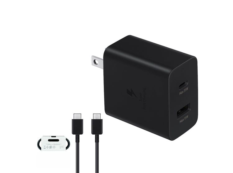 CARGADOR 35W + CABLE TIPO-C PARA GALAXY S20 S23 ULTRA NOTE 20