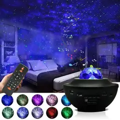 GENERICO - Proyector De Luces Galaxia Estrellas Parlante Bluetooth