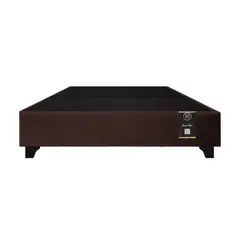 BARAKA HOME - Base De Cama Luton King Americano 198 x 203 2Piezas - Chocolate