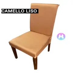GENERICO - 06 Forros de silla spandex color Camello liso