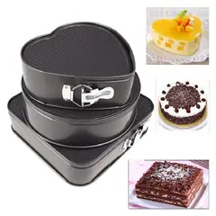 GENERICO - Set Moldes Desmontable para Repostería Tortas Kekes etc