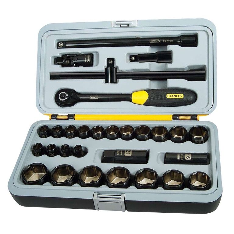 JUEGO 30 PIEZAS DADOS EN JGO MM NEGRO FATMAX 12” 8-32MM 94-662