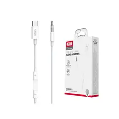 XO SIMPLE IS BEAUTY - Cable De Audio XO-NB-R192B Tipo-C A Jack 3.5mm Con Control De Volumen