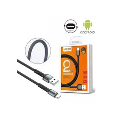 LDNIO - Cable LS64 Usb Tipo-C Nylon Rápida 2.4a 2 Metros