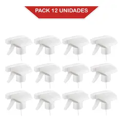 SPRAY - Gatillo pulverizador/ rociador/atomizador R28 BLANCO. Pack 12 unidades