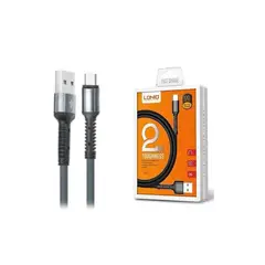 LDNIO - Cable LS64 Usb-Micro V8 Nylon Rápida 2.4a 2 Metros