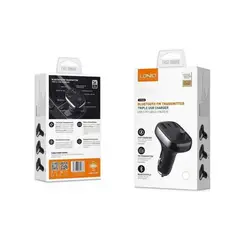LDNIO - Cargador De Auto 30w Bluetooth Radio Fm M Sd Mp3 C704Q