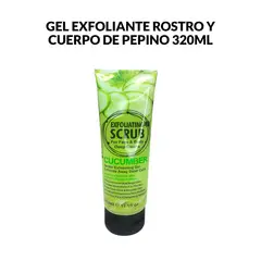 GENERICO - Gel Exfoliante Rostro y Cuerpo de Pepino 320ml