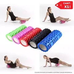 INSPIRA - Rodillo de ejercicio gimnasia yoga masaje muscular Color Aleatorio