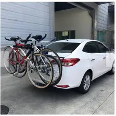 GENERICO - Rack Portabicicletas Trasera Para Auto 3 Bicicletas