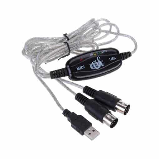 Adaptador de usb a midi um002 Alimentado por USB