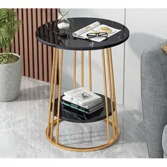 DECOR MESAS - Mesa Lateral Eclipse - Mármol