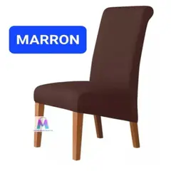 GENERICO - 08 Forros de silla Arabe XL color Marron