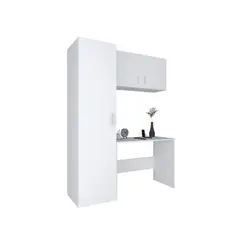 MOVENDA - Ropero Escritorio Puebla 03 puertas Blanco