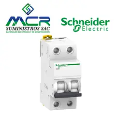 SCHNEIDER ELECTRIC - INTERRUPTOR TERMOMAGNETICO 2P 10A 10KA 230V IK60N  Schneider