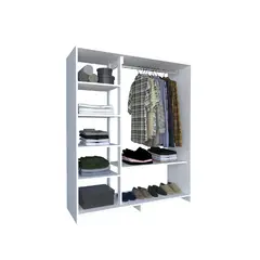 MOVENDA - Ropero Merida 05 repisas Blanco