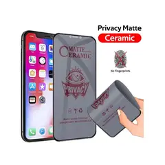 GENERICO - Mica Cerámico Anti Espía Mate Para iPhone 14