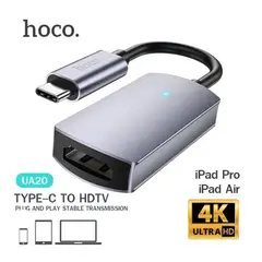 GENERICO - Cable Adaptador USB Tipo C a HDMI - Convertidor HOCO USB 4K 30Hz PC