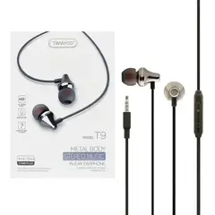 TRANYOO - Audifonos 35mm - T9 - Cuerpo Metalico