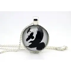 GENERICO - XQ Beads S, Divergente: collar 3 Pájaros Tatuaje De Tris