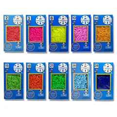 GENERICO - Hama Beads Colores 10,000 Unidades De Beads Midi - 5mm