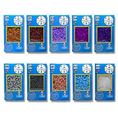 GENERICO - Hama Beads Colores 10,000 Unidades De Beads Midi - 5mm