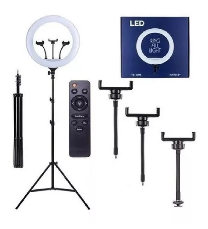Aro Anillo Luz Led 45 CM Fotografía y Video + Trípode + Control