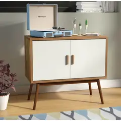 VENTITAS HOME - Cómoda Moderna Wasner Duna y Blanco