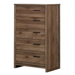 VENTITAS HOME - Cómoda Moderna Yvie 5 Compartimientos Morgana