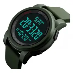 Skmei - Reloj pulsera deportivo Digital 1257 verde Hombre_.