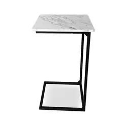 DECOR MESAS - Mesa Lateral Square White - Mármol