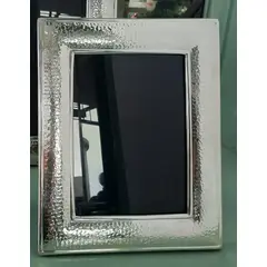 PERU - Decorativo Adorno Marco cuadro martillado PLat. ley 950 foto de 13x18