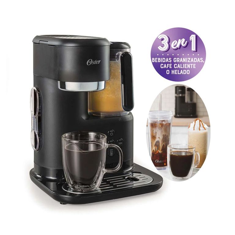 Cafetera frappe con Licuadora BVSTDC03B 3 en 1