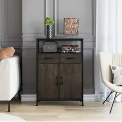 VENTITAS HOME - Cómoda Aparador Industrial Tatlea Queens