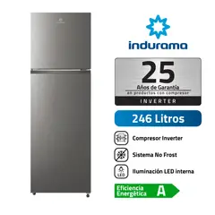 INDURAMA - REFRIGERADORA CROMA 246LT RI-389I