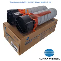 KONICA MINOLTA - Toner TN-118 A3VW090 Negro Bizhub 215, 226