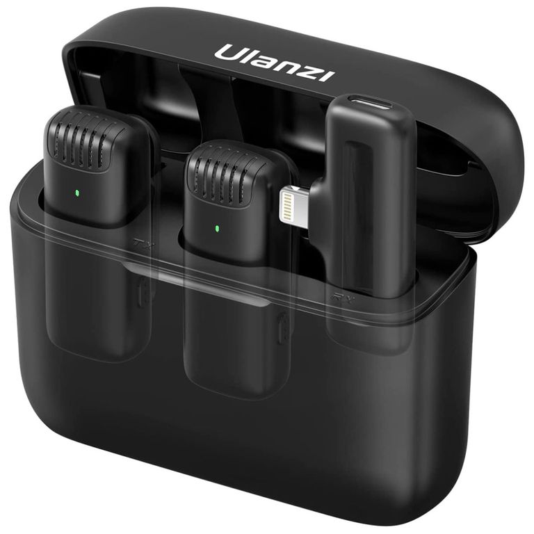 Microfono Profesional para iPhone Inalámbrico Lightning J12
