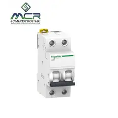 SCHNEIDER ELECTRIC - INTERRUPTOR TERMOMAGNETICO 2P 50A 10KA 230V IK60N  Schneider