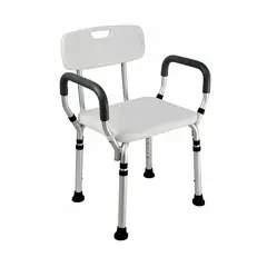 FIRST CARE - SILLA DE DUCHA CON APOYA BRAZOS PARA BAÑO