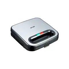 RECORD - Sandwichera Eléctrica Antiadherente Plateado REC-INSAC101