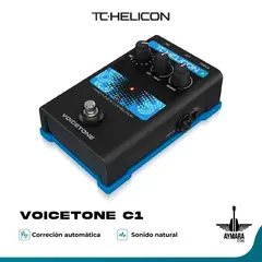 TC HELICON - VOICETONE C1 PEDAL 1 BOTON PARA CORRECCION DE VOZ