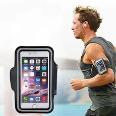 GENERICO - Banda Brazalete Deportivo para Smartphone hasta 6 Pulgadas