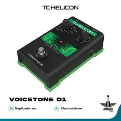 TC HELICON - VOICETONE D1 PEDAL 1 BOTON DUPL Y DETUNE DE VOZ