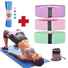 OEM - Mat Yoga Colchoneta + 3 Bande de Tela