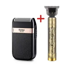 OEM - Combo Rasuradora Shaver Kemei 2O24 Patillera Trimmer Dragon