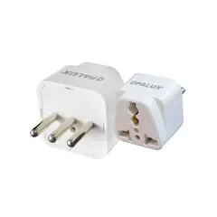 OPALUX - Adaptador Enchufe con Toma Tierra Tipo L OP-603-L