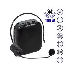 BATBLACK - Mini Amplificador de Voz Recargable Profesional Inalámbrico BT-V317